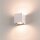 SLV 232531 Wandleuchte SITRA CUBE weiss GX53 9W