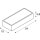 SLV 149471 Wandleuchte 149 R7s rechteckig ws 60W up/down