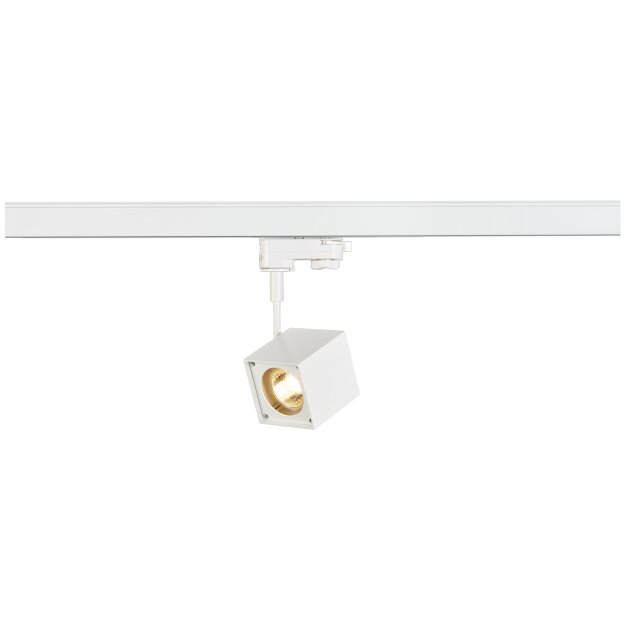 SLV 152321 Stromschienenstrahler ALTRA DICE eckig weiss GU10 50W 3P.