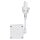 SLV 152321 Stromschienenstrahler ALTRA DICE eckig weiss GU10 50W 3P.