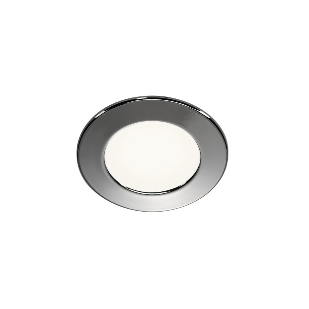 SLV 112222 LED-Deckeneinbaustrahler DL 126 rund chrom 3W ww 12V