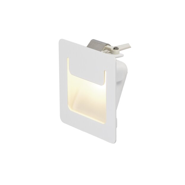 SLV 151950 Wandeinbauleuchte DOWNUNDER PUR eckig ws 3 5W ww 80x80mm