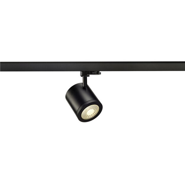 SLV 152430 LED-Stromschienenstrahler ENOLA_C 9 Spot rund sw 9W 3000K 55° 3P.