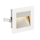 SLV 113292 LED-Wandeinbauleuchte FRAME CURVE eckig mattweiss ww