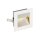 SLV 113292 LED-Wandeinbauleuchte FRAME CURVE eckig mattweiss ww