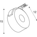 SLV 143731 LED-Stromschienenstrahler KALU TRACK LEDDISK Spot ws 3000K 1P.