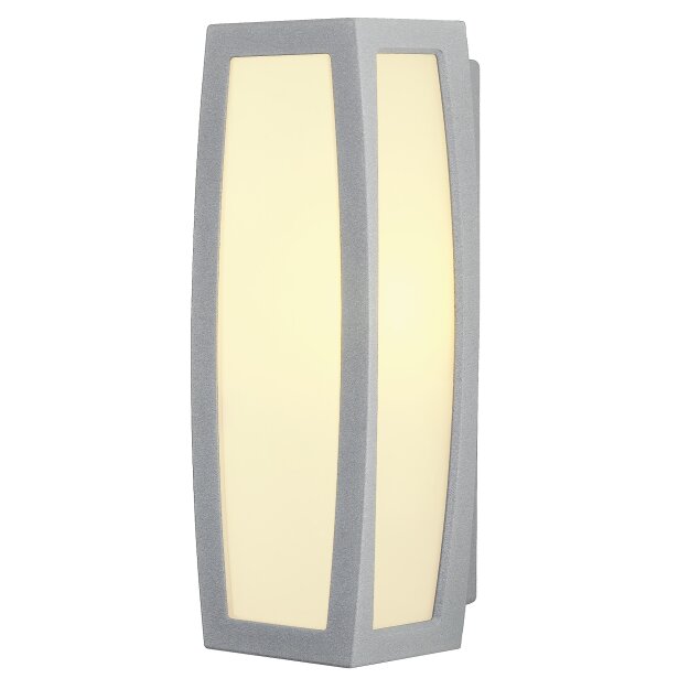 SLV 230084 Wandleuchte MERIDIAN BOX grau E27 20W Sensor
