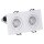 SLV 113512 Deckeneinbaustrahler NEW TRIA II GU10 rechteckig weiss 2x50W