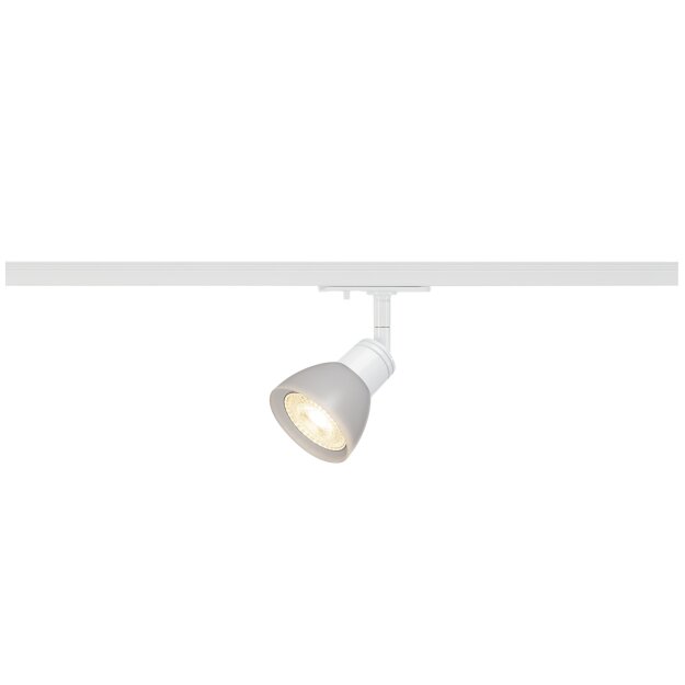 SLV 143451 Stromschienenstrahler PURIA Spot weiss GU10 50W 1P.