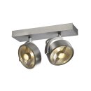 SLV 147316 Deckenleuchte KALU 2 QPAR alu-gebürstet...