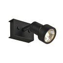SLV 147360 Deckenleuchte PURI 1 matt schwarz GU10 50W mit DR