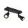 SLV 147370 Deckenleuchte PURI 2 mattschwarz 2xGU10 2x50W mit DR