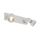 SLV 147371 Deckenleuchte PURI 2 mattweiss 2xGU10 2x50W mit DR