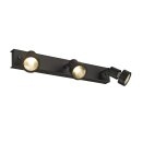 SLV 147380 Deckenleuchte PURI 3 mattschwarz 3xGU10 3x50W mit DR