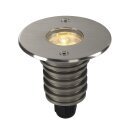 SLV 233520 LED-Bodeneinbaustrahler DasarHV rund Edel 6W...