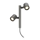 SLV 233185 LED-Gartenstrahler NEW MYRA 2 anthrazit GU10...