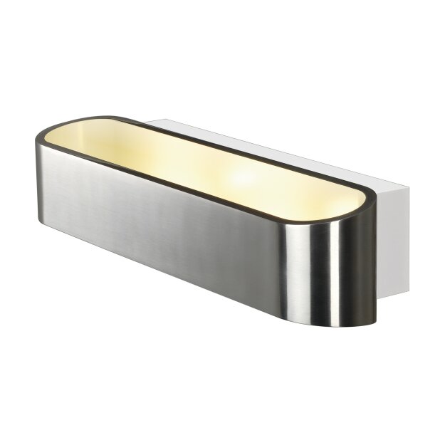 SLV 151275 LED-Wandleuchte ASSO 300 oval alu brushed 2x5W 3000K