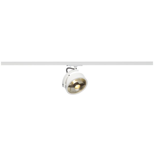 SLV 143541 Stromschienenstrahler KALU TRACK QPAR111 weiss 1P.-Adapter