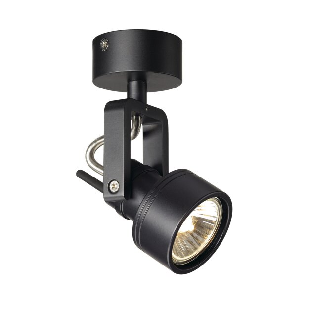 SLV 147550 Wand- / Deckenleuchte INDA SPOT GU10 schwarz 50W