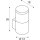 SLV 231585 Wandleuchte F-POL WALL rund anthrazit E27 20W