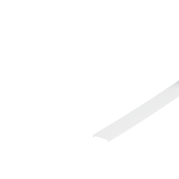 SLV 213741 Profilabdeckung Glenos Acryl FLAT COVER f. Prof 2609 1m