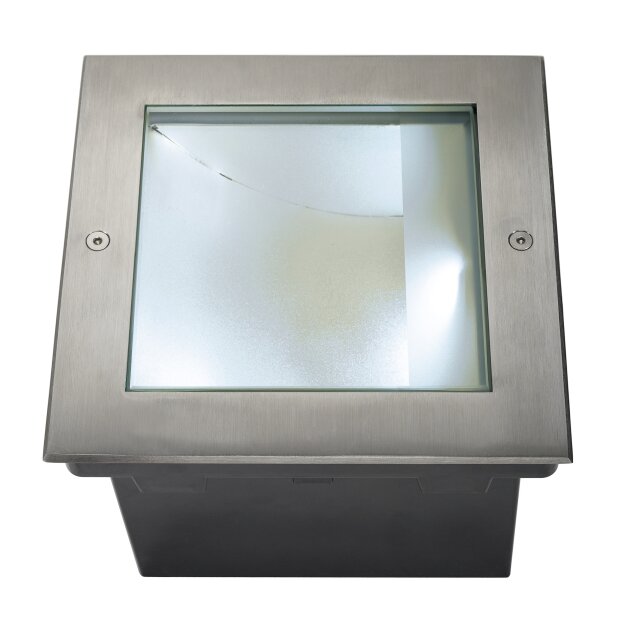 SLV 229381 LED-Bodeneinbaustrahler DASAR SQUARE asy Edelstahl 28W 4000K