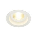 SLV 161291 LED-Deckeneinbaustrahler CONTONE rund weiss 13W ww IP44