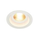 SLV 161291 LED-Deckeneinbaustrahler CONTONE rund weiss 13W ww IP44