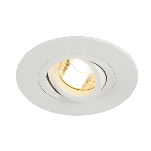 SLV 113441 LED-Deckeneinbaustrahler NEW TRIA XL ROUND ws max. 50W