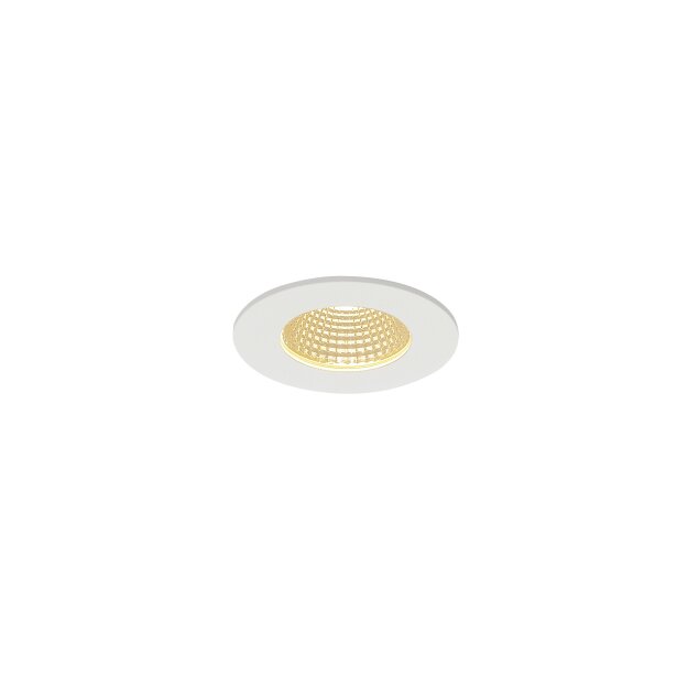 SLV 114421 LED-Deckeneinbaustrahler PATTA-I rund weiss 9W 38° 3000K Treiber