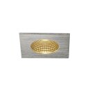 SLV 114436 LED-Deckeneinbaustrahler PATTA-I eckig alu 9W...