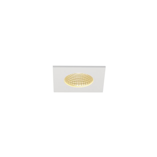 SLV 114431 LED-Deckeneinbaustrahler PATTA-I eckig weiss 9W 38° 3000K Treiber