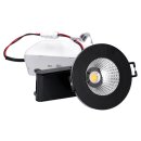 SLV 114420 LED-Deckeneinbaustrahler PATTA-I rund sw 9W 38° 3000K Treiber