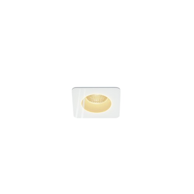 SLV 114451 LED-Deckeneinbaustrahler PATTA-F eckig weiss 9W 38° 3000K Treiber