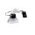 SLV 114451 LED-Deckeneinbaustrahler PATTA-F eckig weiss 9W 38° 3000K Treiber