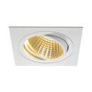 SLV 114281 LED-Deckeneinbaustrahler-Set NEW TRIA SQUARE...