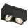 SLV 117110 LED-Deckenleuchte KARDAMOD SURFACE ES111 eckig schwarz max2x75W