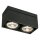 SLV 117110 LED-Deckenleuchte KARDAMOD SURFACE ES111 eckig schwarz max2x75W