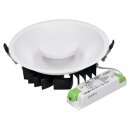 SLV 117311 LED-Deckenleuchte OCCULDAS rund weiss 30 SMD 22W 3000K