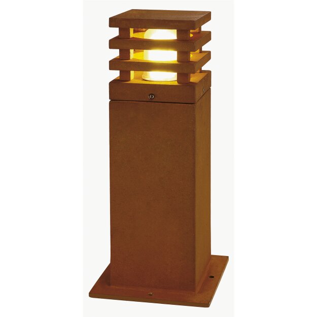 SLV 233427 LED-Gartenstrahler RUSTY 40 SQUARE eisen rost 3000K IP55