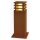 SLV 233427 LED-Gartenstrahler RUSTY 40 SQUARE eisen rost 3000K IP55