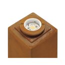 SLV 233437 LED-Gartenstrahler RUSTY 70 SQUARE eisen rost...