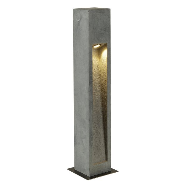 SLV 231371 LED-Pollerleuchte ARROCK STONE 75cm eckig