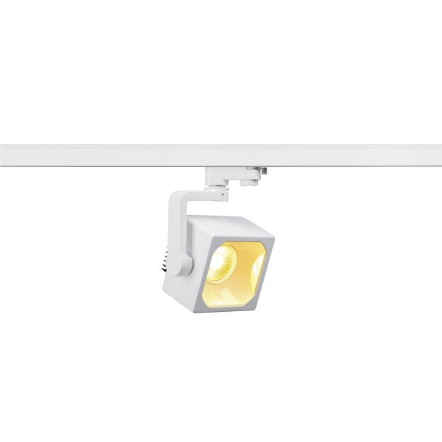 SLV 152751 LED-Stromschienenstrahler EURO CUBE weiss...