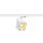 SLV 152751 LED-Stromschienenstrahler EURO CUBE weiss 60° 3000K 3P.-Adapter