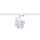 SLV 152781 LED-Stromschienenstrahler EURO CUBE weiss 60° 4000K 3P.-Adapter