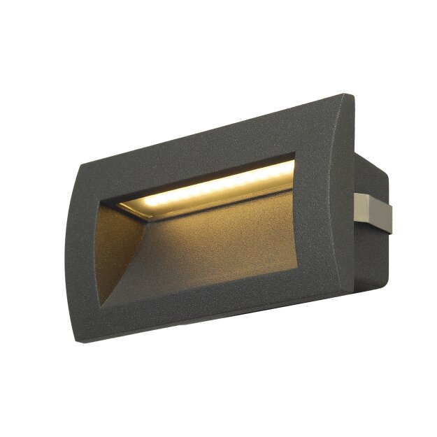SLV 233625 LED-Wandeinbauleuchte DOWNUNDER OUT M anthrazit