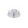 SLV 132605 Rosette 1 Ausgang rund chrom Zugentlastung