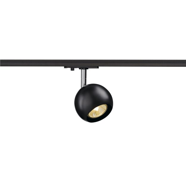 SLV 144010 Stromschienenstrahler LIGHT EYE GU10 sw/chr max. 50W 1phas