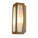 SLV 230657 Wandleuchte MERIDIAN BOX 2 rost E27 max. 25W klar